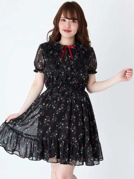 Wildstrawberryシフォンフリルop Ank Rouge アンクルージュ のワンピース ファッション通販 Ailand アイランド