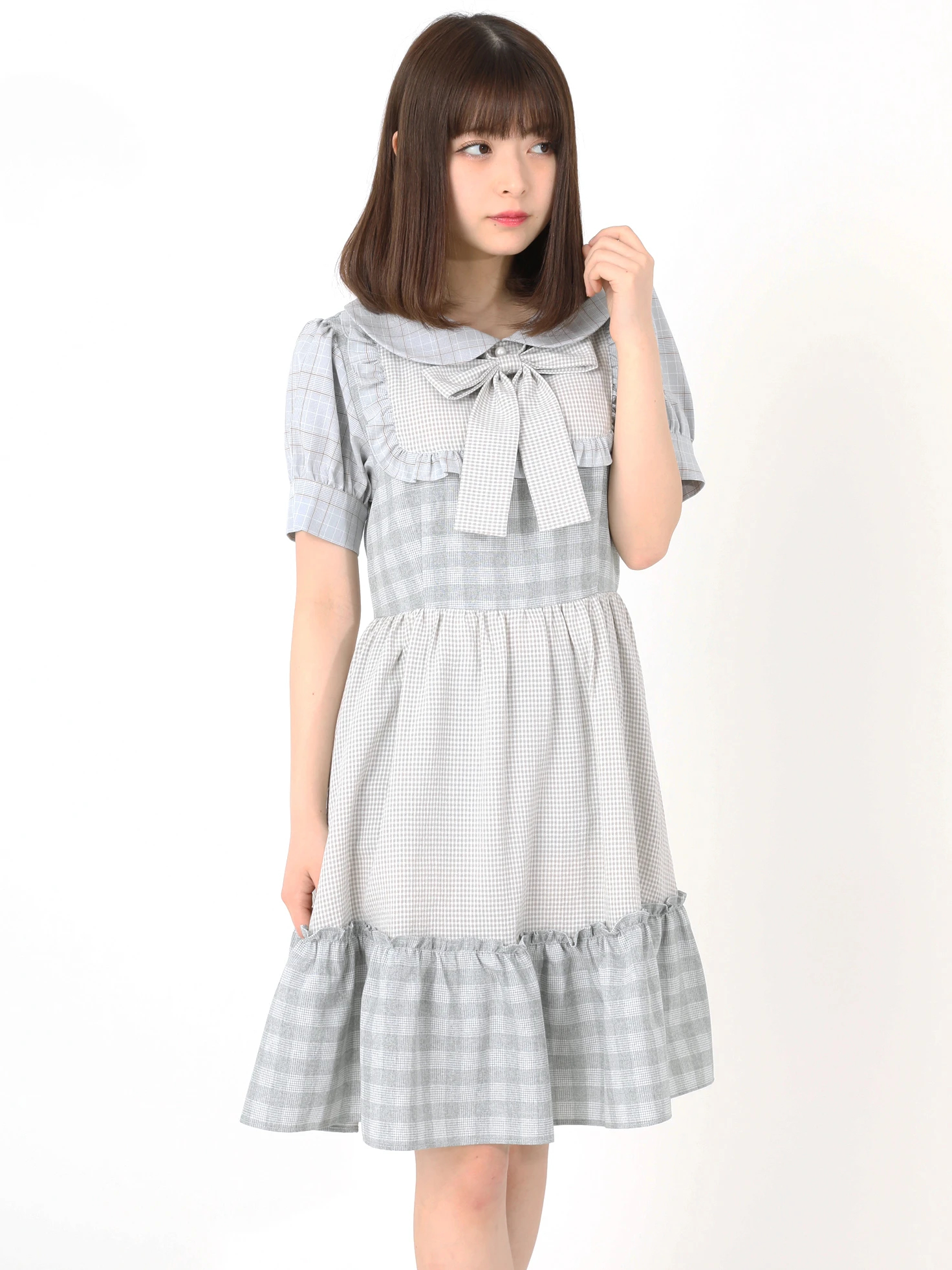 お色→ピンク(新品)Ank Rouge ピンクチェックset