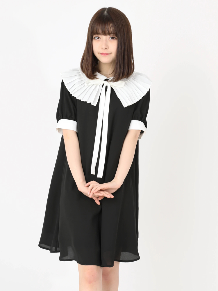 プリーツカラーワンピース - Ank Rouge(アンクルージュ)のワンピース