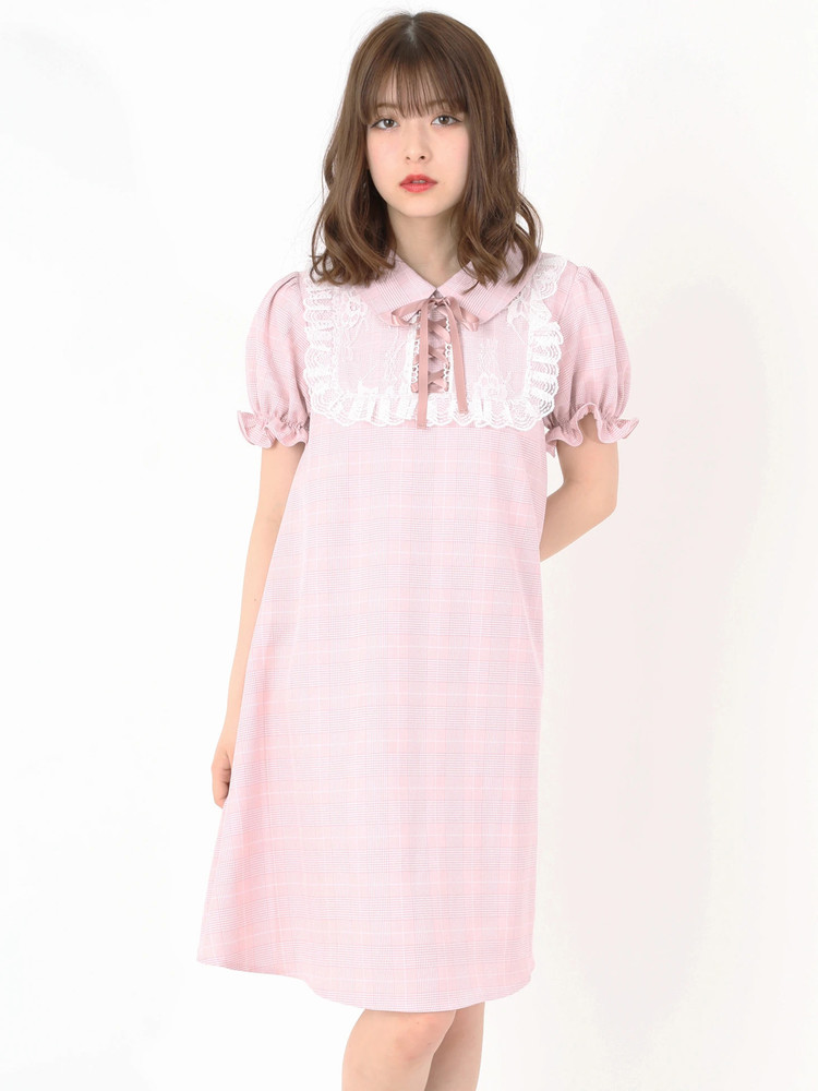 レースヨークワンピース - Ank Rouge(アンクルージュ)のワンピース