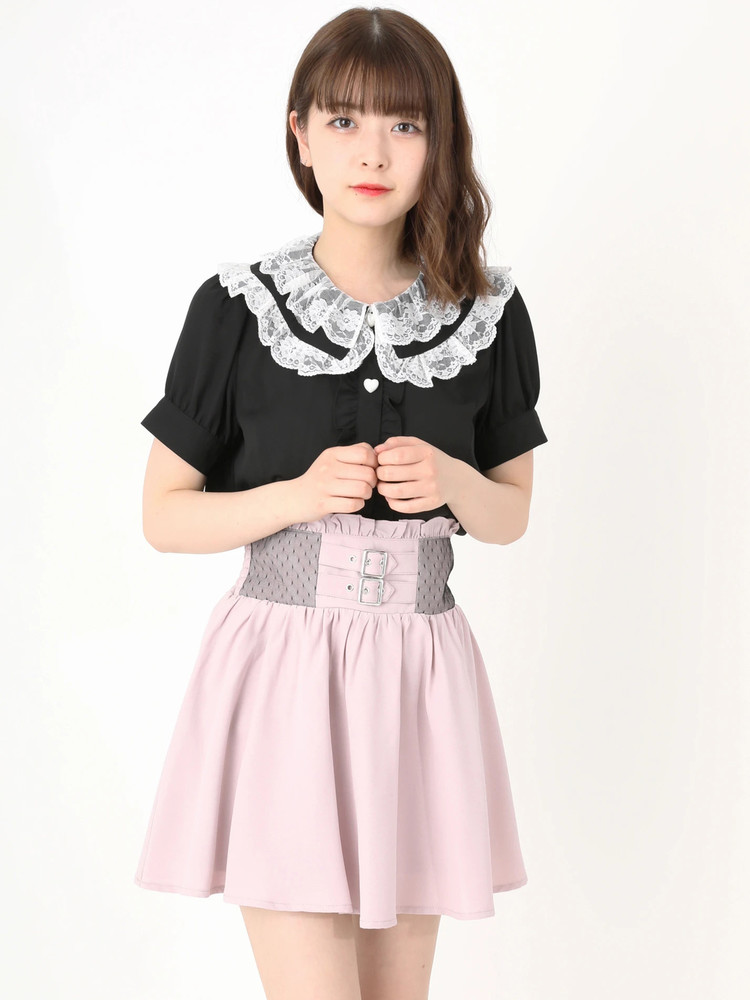 alice auaaドットチュールタイトスカート CATEGORY Skirt | alice auaa WEB STORE [internat