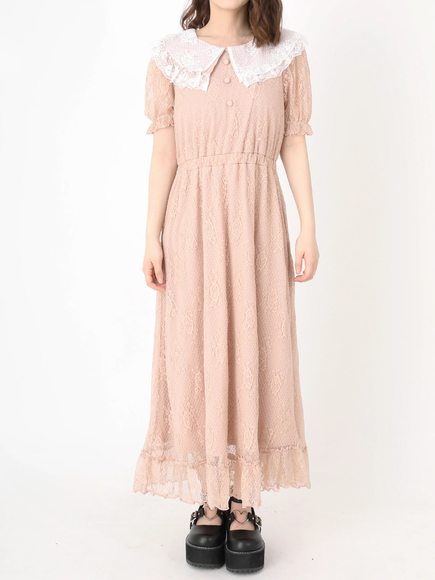 プレミア商品 新品 タグ付 Ank Rouge 花柄 ワンピース レース リボン ローズ 赤 公式限定新作 送料無料 Villa Saintantoine Com