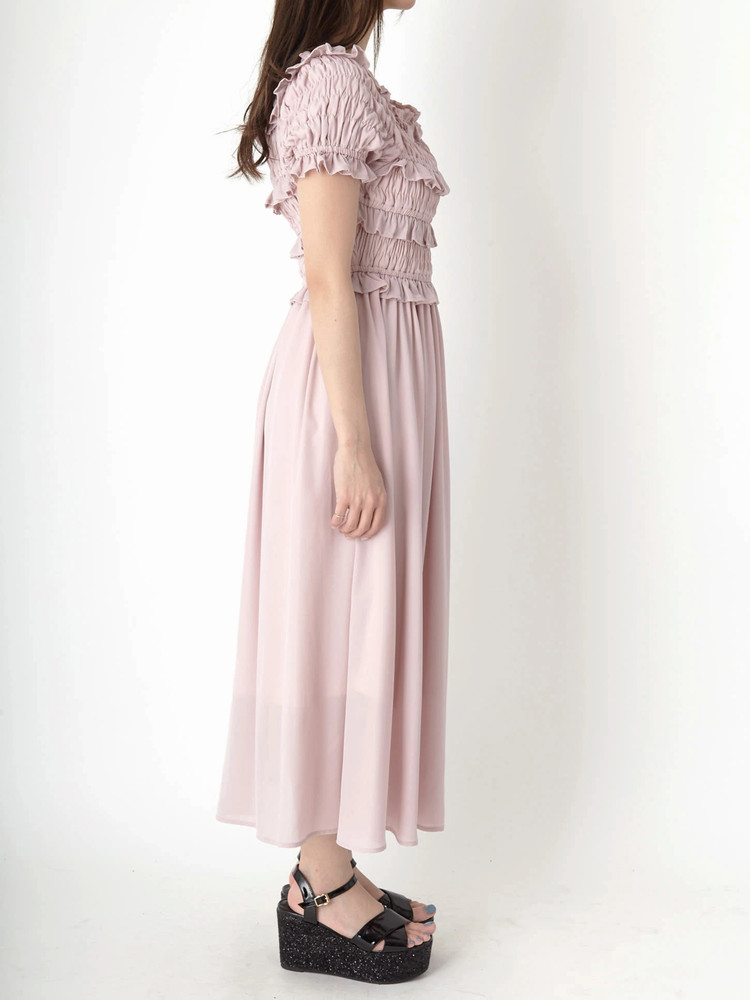 シャーリングロングワンピース - Ank Rouge(アンクルージュ)の