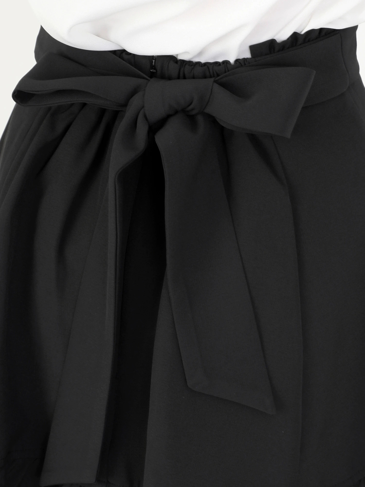 コムコムリボンスカート コムデギャルソンCOMME des GARCONS リボンデザインギンガム
