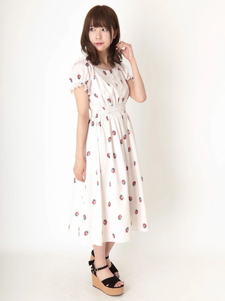 Romaticstrawberryロングop Ank Rouge アンクルージュ のマキシワンピ ファッション通販 Ailand アイランド