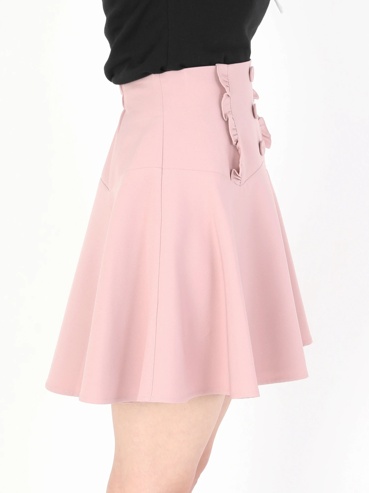 LeLe様　マトラッセスカート　ココボタン　フレア　シルク　ベージュ　40 希少✨シャネル マトラッセスカート ココボタン フレア シルク