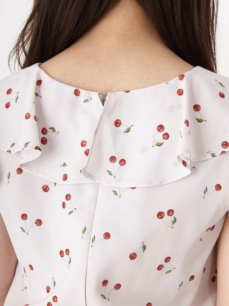 【SALE】 Cherryフリルコンビネゾン - Ank Rouge(アンクルージュ)の ワンピース