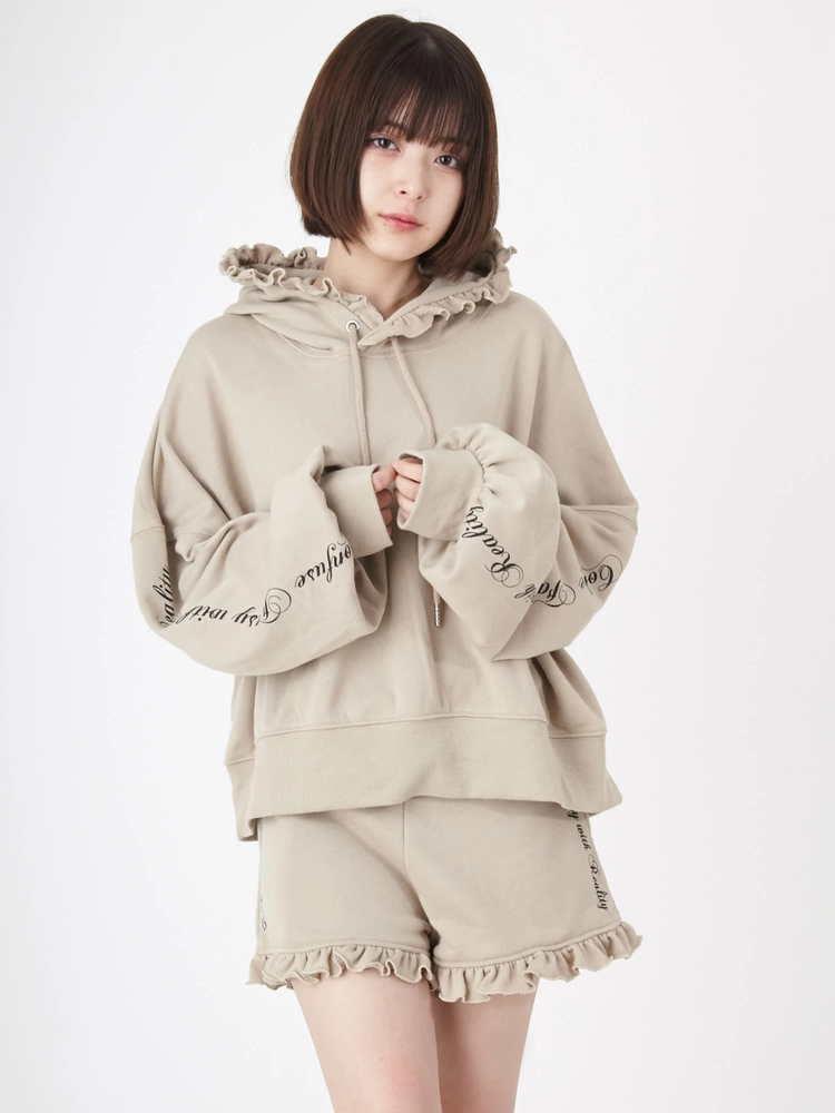 ロゴプリントカットショートパンツ - Ank Rouge(アンクルージュ