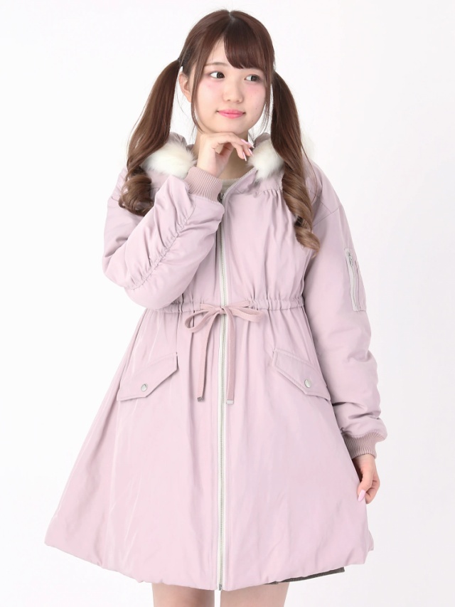 ギャザー中綿コート - Ank Rouge(アンクルージュ)のコート  