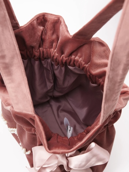 パールロゴサイドリボントート Ank Rouge アンクルージュ のトートバッグ ファッション通販 Ailand アイランド