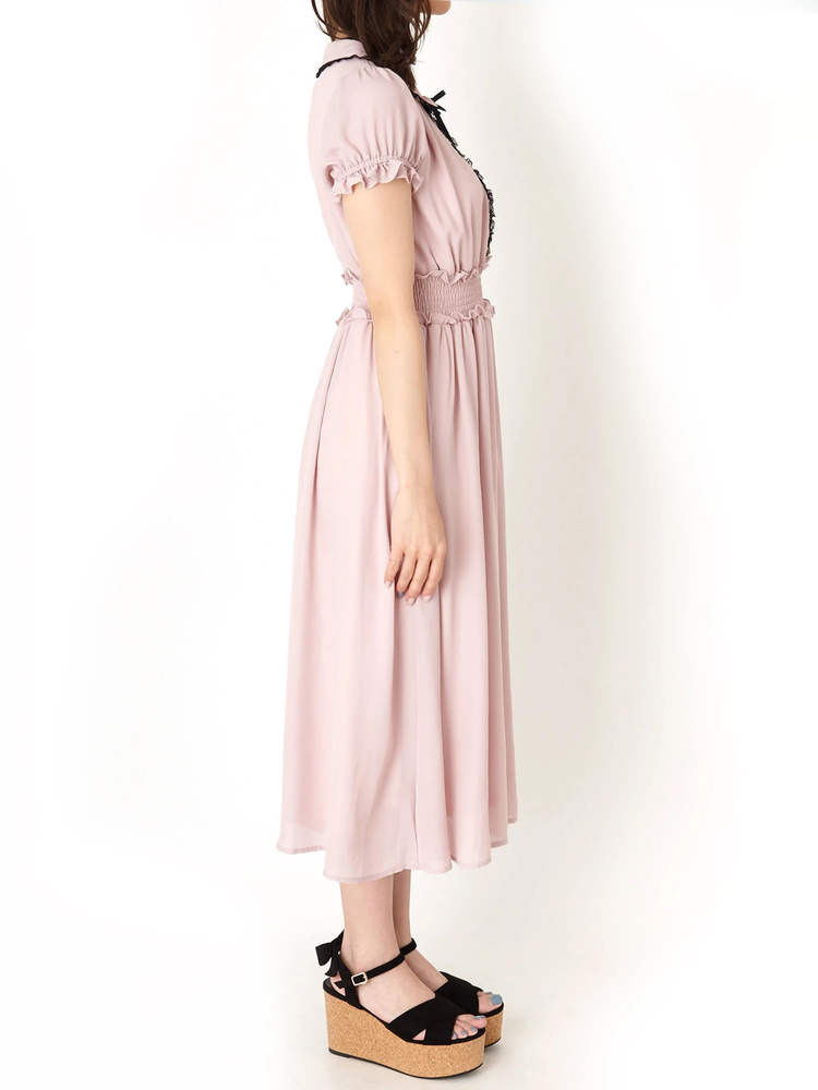 ARCH＆LINEサロペット　cing symphonieロングワンピースセット スエードステッチスクエアネックワンピース サロペット ロング