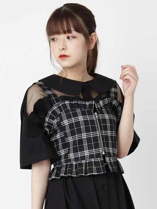 ZIPビスチェ - Ank Rouge(アンクルージュ)のシャツ・ブラウス