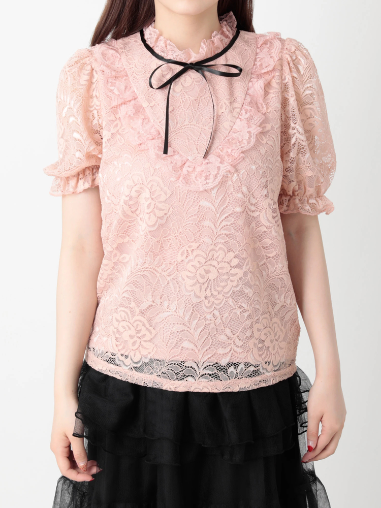 レーストップス - Ank Rouge(アンクルージュ)のTシャツ