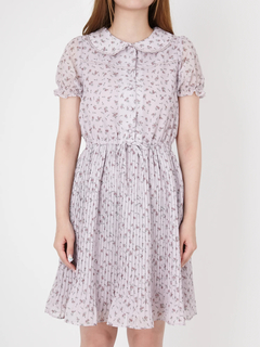 PetitRoseプリーツシフォンワンピース