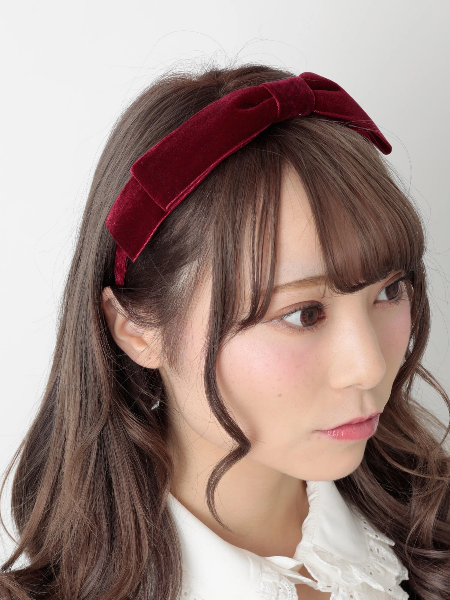 herlipto Velour Ribbon Headband カチューシャ-