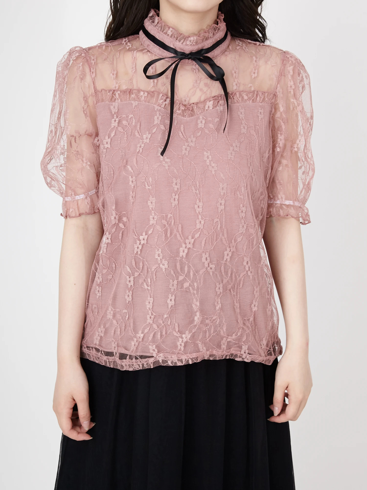 レースTOPS - Ank Rouge(アンクルージュ)のTシャツ・カットソー