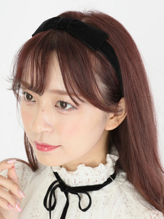 ベロアリボンドーリーカチューシャ