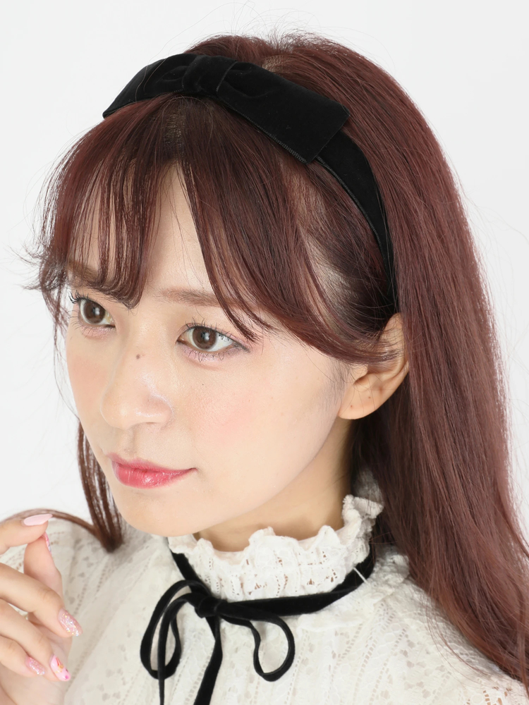 RIN　CHANEL ベロアカチューシャ シャネルカチューシャ ヘアバンド ヘアアクセサリー Chanel ヘアピン