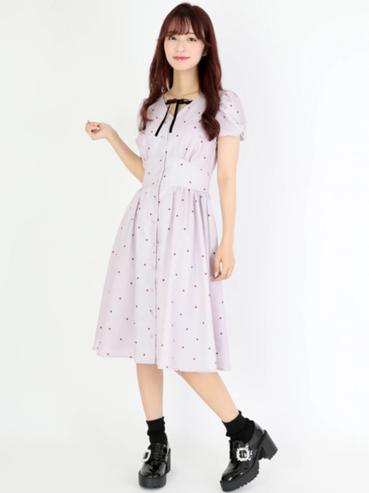 もあ　美品ランバンワンピース40 B&WワンピースL LANVIN 40 ワンピース 【新品美品】