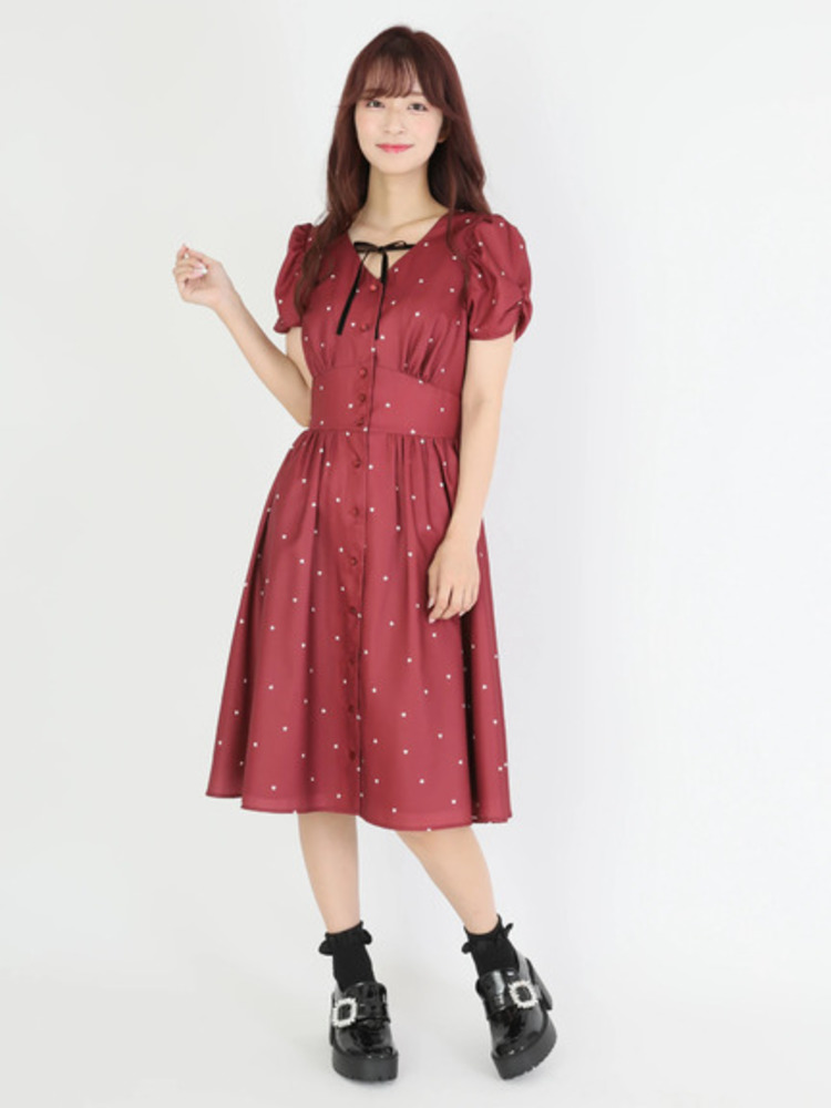 新品 未使用 訳あり♥アンクルージュ 半袖 パフスリ ツイード ワンピ 新品 未使用 訳あり♥アンクルージュ 半袖 パフスリ ツイード ワンピ