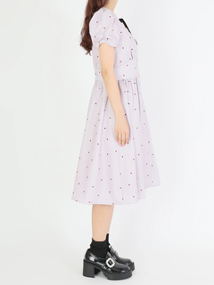 ハートプリント前あきワンピース
