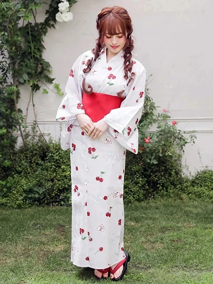 LacyHeartCherry浴衣SET - Ank Rouge(アンクルージュ)の浴衣セット