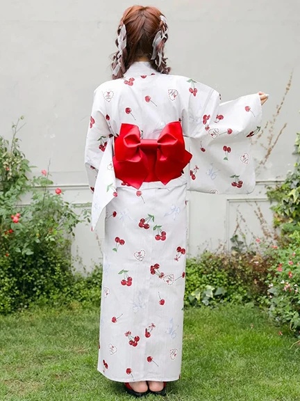 LacyHeartCherry浴衣SET - Ank Rouge(アンクルージュ)の浴衣セット  