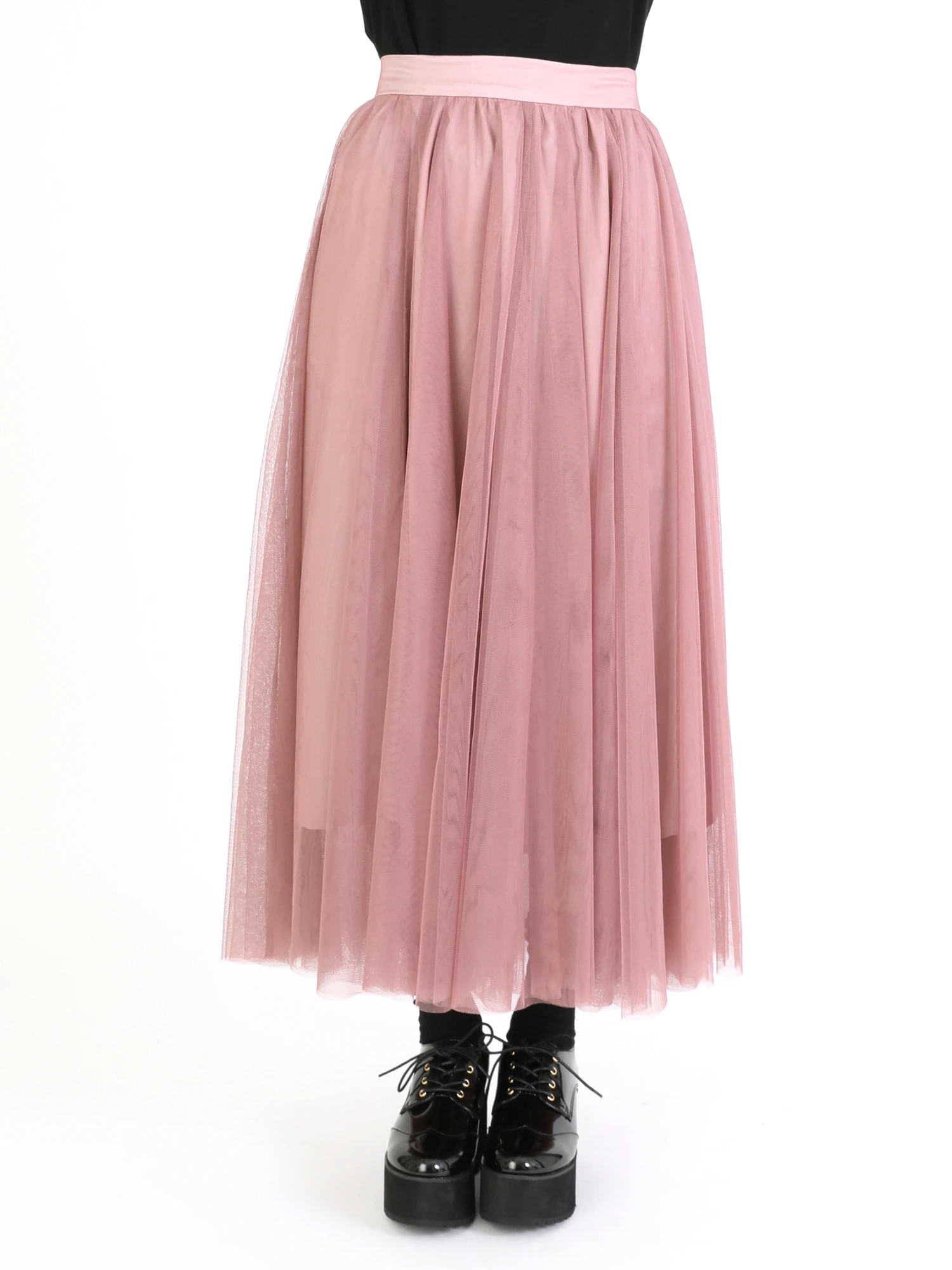 チュールロングスカート - Ank Rouge(アンクルージュ)のスカート 