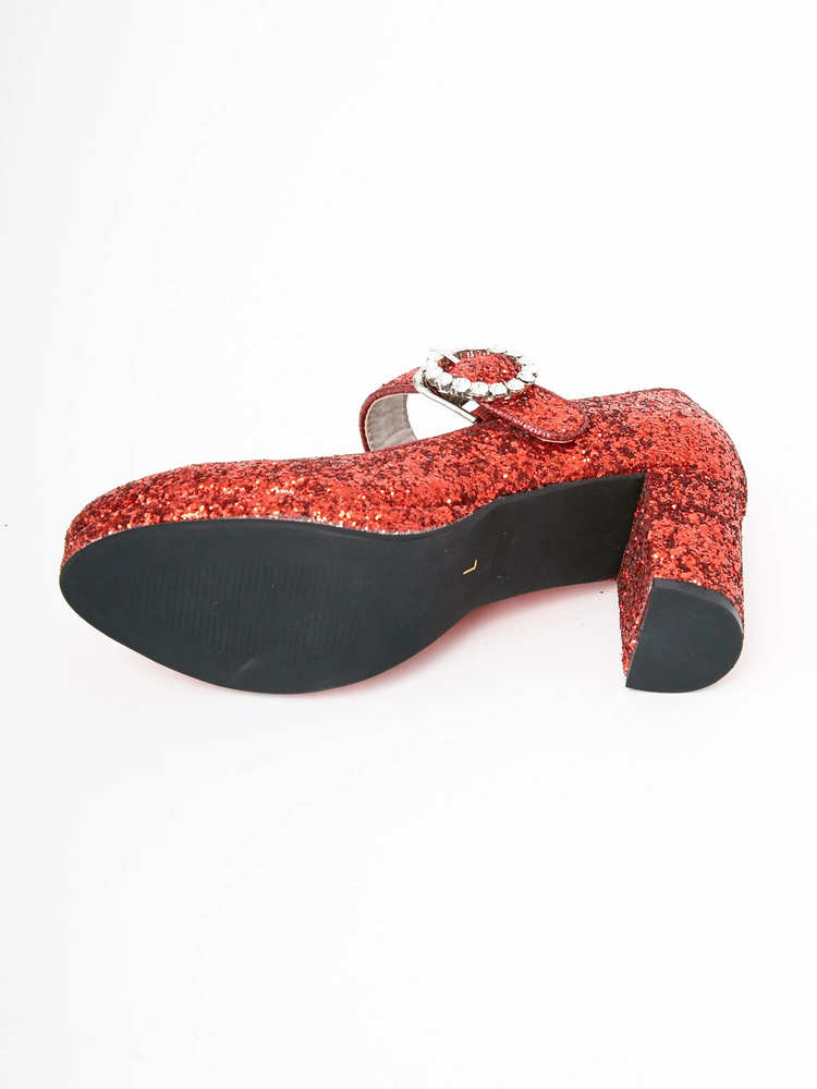 ビジューバックルグリッターシューズ - Ank Rouge(アンクルージュ)の