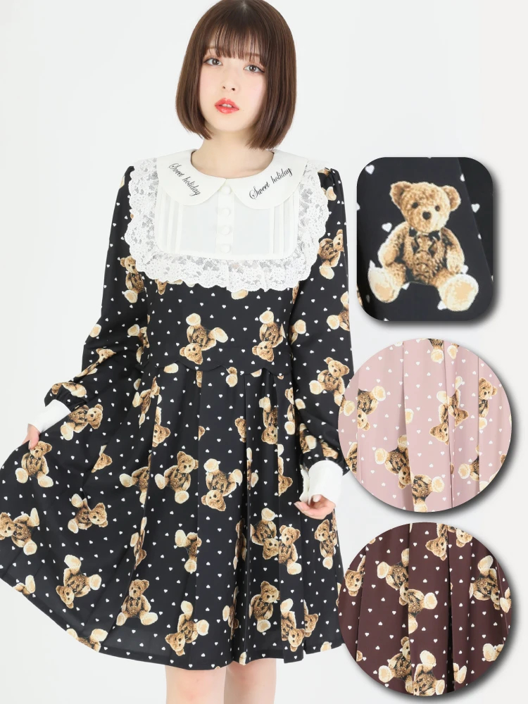 アンクルージュ　AnkRouge ワンピース　新品　くま　ベア くまちゃんキャミワンピース - Ank Rouge(アンクルージュ)の
