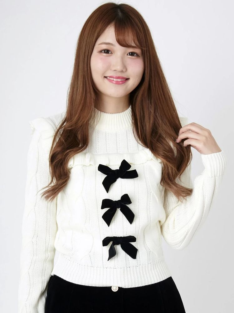 フロントリボンケーブルニット - Ank Rouge(アンクルージュ)のニット