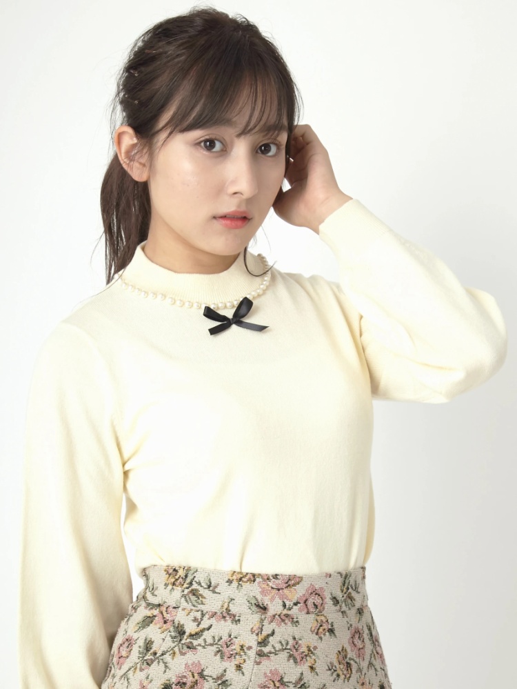 パールリボンニット Ank Rouge アンクルージュ のニット ファッション通販 Ailand アイランド パールリボンニット Ank Rouge アンクルージュ のニット ファッション通販 Ailand アイランド