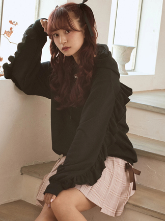 チェック柄スピンドルプリーツスカート - Ank Rouge(アンクルージュ)の