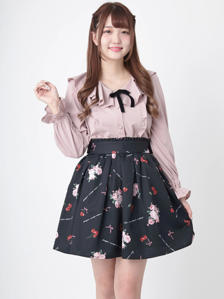 Rouge PARIS ルージュ Gloria チェリー ラップ スカート 36 Rouge PARIS ルージュ Gloria チェリー ラップ スカート 36