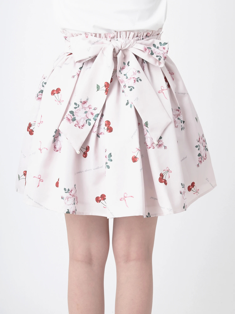 Rouge PARIS ルージュ Gloria チェリー ラップ スカート 36 Rouge PARIS ルージュ Gloria チェリー ラップ スカート 36