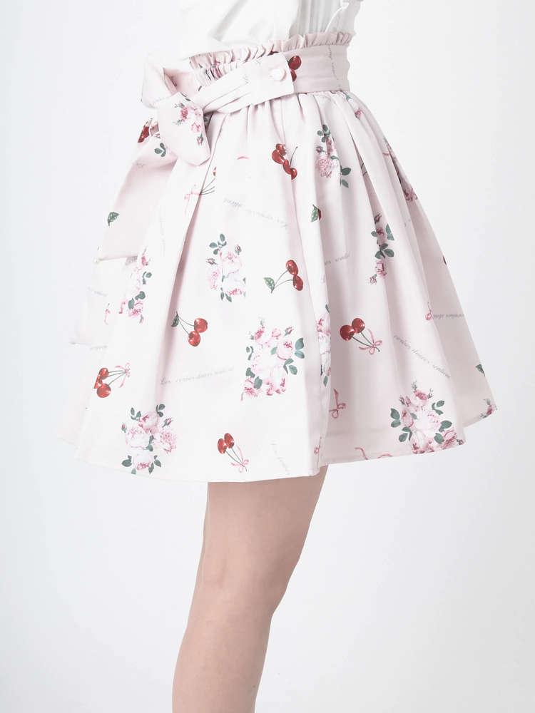 Rouge PARIS ルージュ Gloria チェリー ラップ スカート 36 Rouge PARIS ルージュ Gloria チェリー ラップ スカート 36