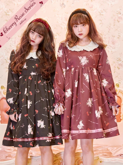 Cherry Roseベビードールワンピース(ピンク)