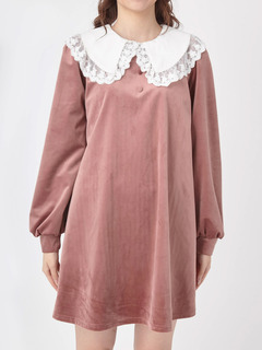 レースカラーベロアOP