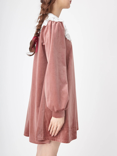 レースカラーベロアOP