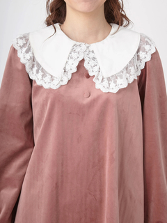 レースカラーベロアOP