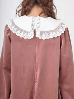 レースカラーベロアOP