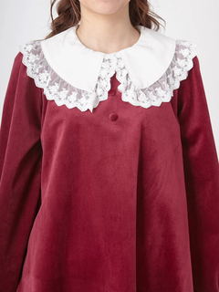 レースカラーベロアOP