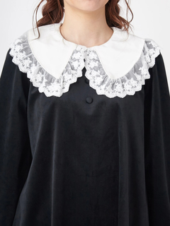 レースカラーベロアOP