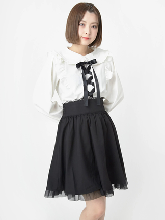 フリルギャザースカート - Ank Rouge(アンクルージュ)のスカート