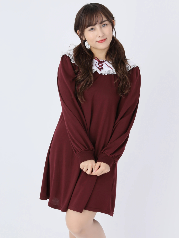 セーラカラーカットワンピース - Ank Rouge(アンクルージュ)の