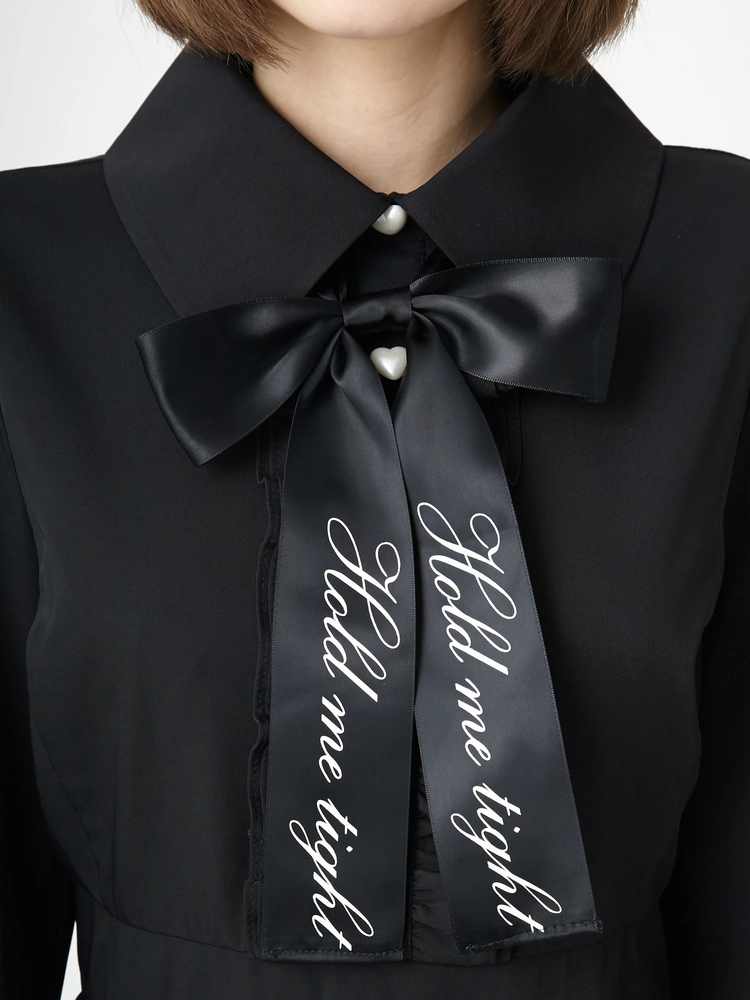 ロゴリボンワンピース - Ank Rouge(アンクルージュ)のワンピース