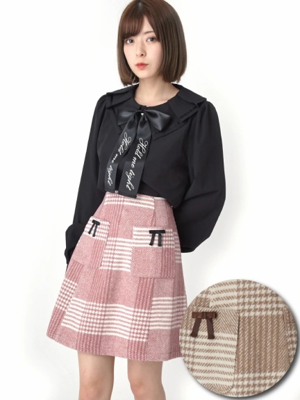 チェック台形スカート Ank Rouge アンクルージュ のスカート ファッション通販 Ailand アイランド