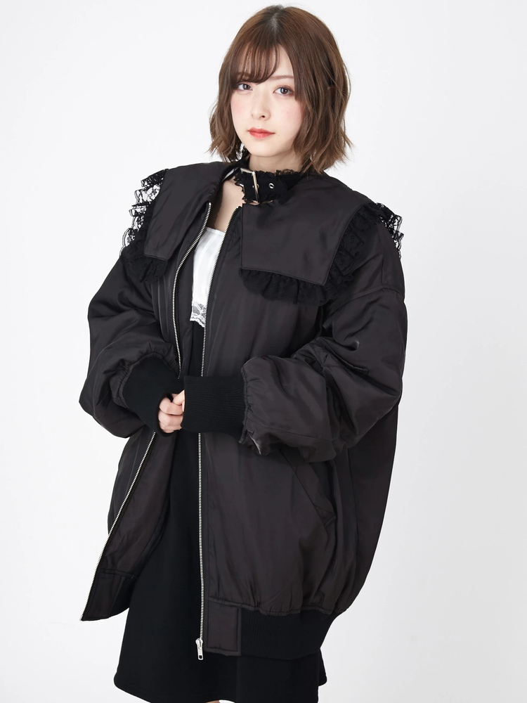 Ank Rouge リバーシブルブルゾン アウター 量産型 リバーシブルブルゾン - Ank Rouge(アンクルージュ)のブルゾン