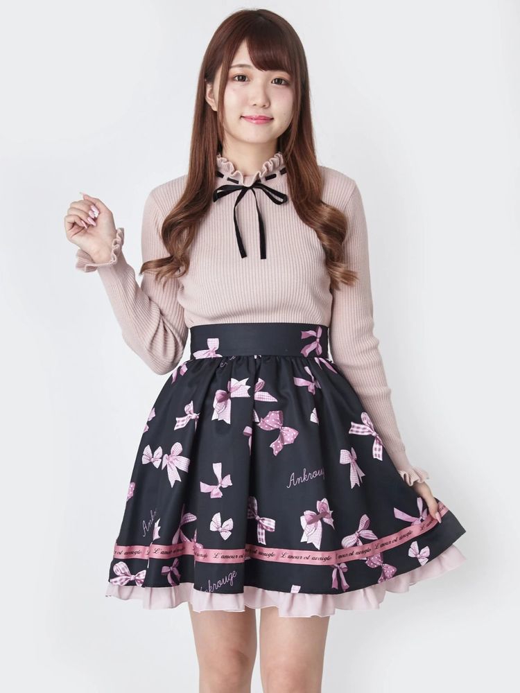 Ank Rouge アンクルージュボレロ付きミニピースM フロントベロアリボンニットTOPS - Ank Rouge(アンクルージュ)の