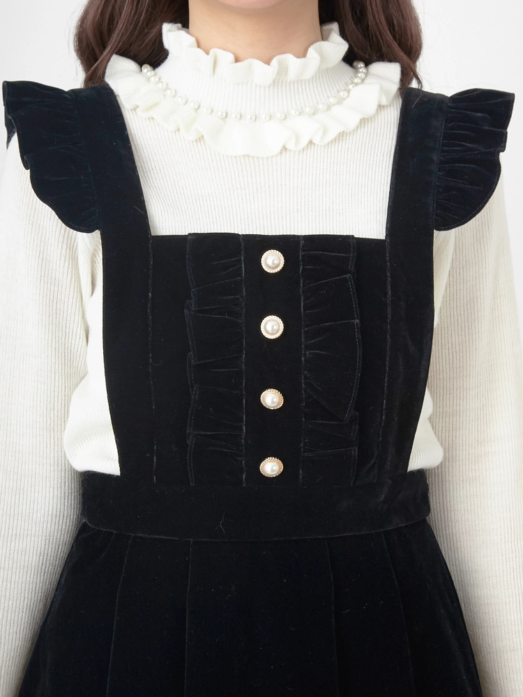 Taylor愛用ブランド♪Charleston Dress*サロペットワンピース ベロアサロペットワンピース - Ank Rouge(アンクルージュ)の